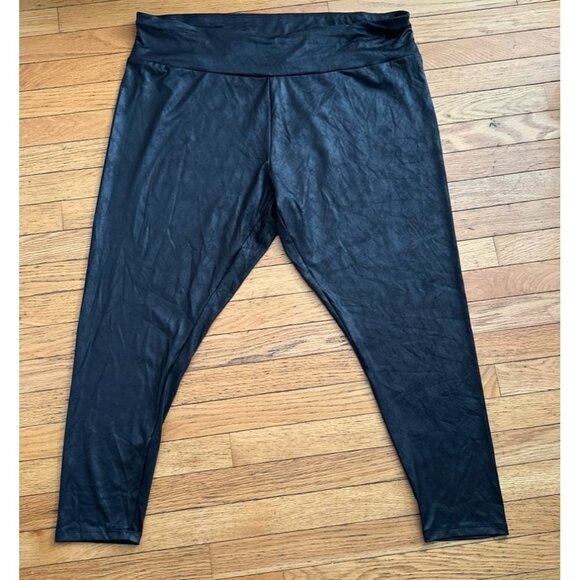 Womens Size 3x Ava & Viv Black Leggings - Picture 1 of 6